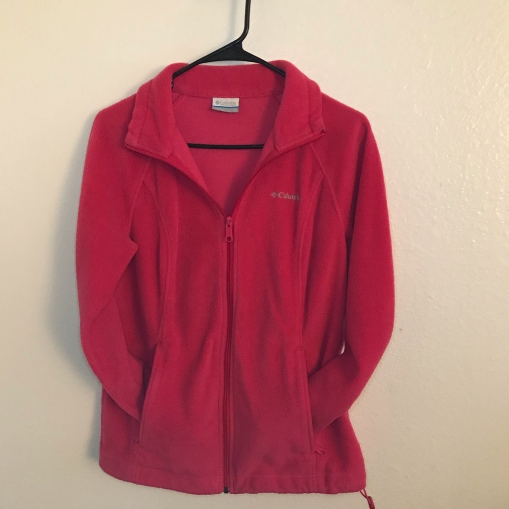 Columbia Fleece Jacket - Hot Pink - SIZE MEDIUM
